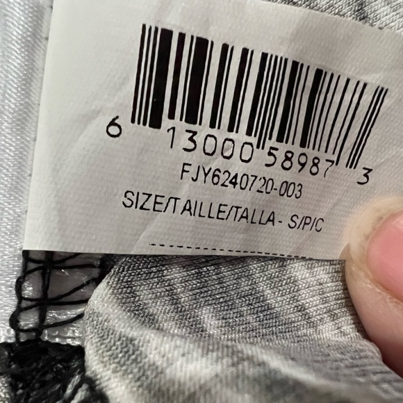 Bcbgmaxazira Black and White Batik Long Sleeve Mini Dress slinky size S - Picture 7 of 14